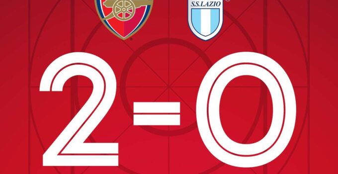 Arsenal 2 Lazio 0 – Match report and Player ratings from Arsenal’s final pre-season friendly